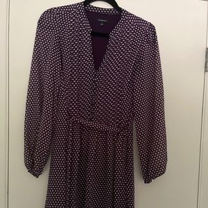 Purple, Polka Dots Dress